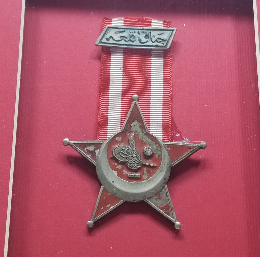 HARP MADALYASI VE TERFİ BERATI İLE 1. DÜNYA SAVAŞI DÖNEMİ SUBAY LOT