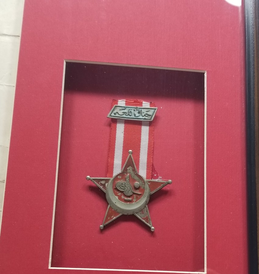 HARP MADALYASI VE TERFİ BERATI İLE 1. DÜNYA SAVAŞI DÖNEMİ SUBAY LOT