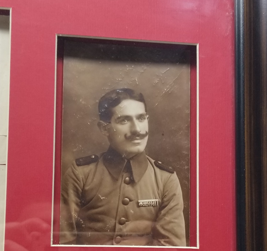 HARP MADALYASI VE TERFİ BERATI İLE 1. DÜNYA SAVAŞI DÖNEMİ SUBAY LOT