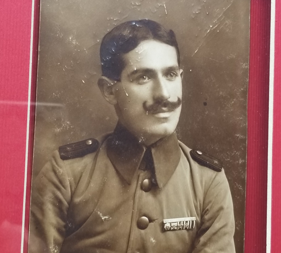 HARP MADALYASI VE TERFİ BERATI İLE 1. DÜNYA SAVAŞI DÖNEMİ SUBAY LOT