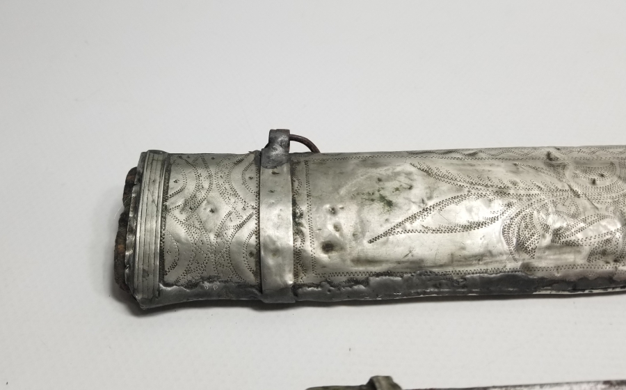 ORİJİNAL KININDA BURSA YAPIMI OSMANLI DÖNEMİ ÇERKES KAMASI