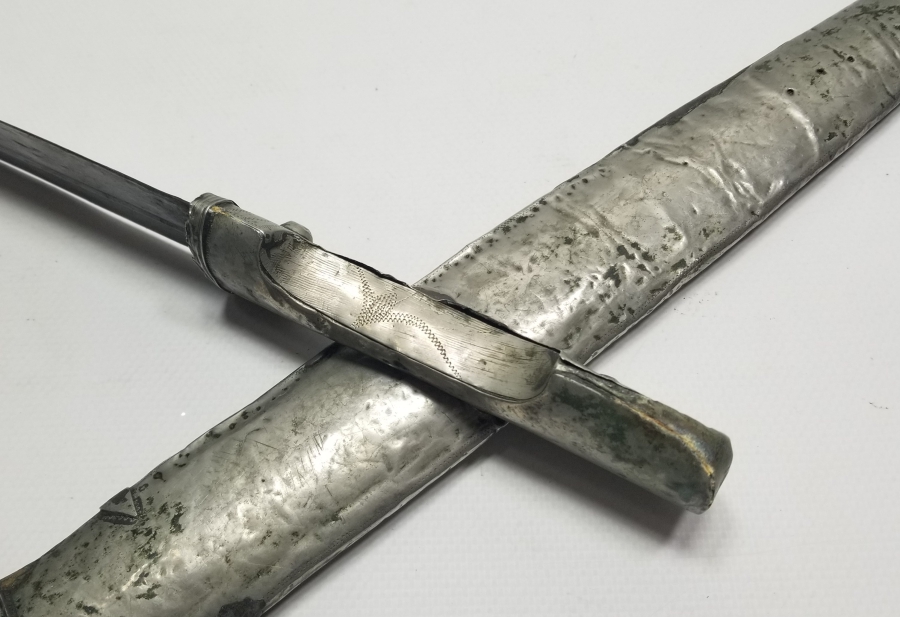 ORİJİNAL KININDA BURSA YAPIMI OSMANLI DÖNEMİ ÇERKES KAMASI