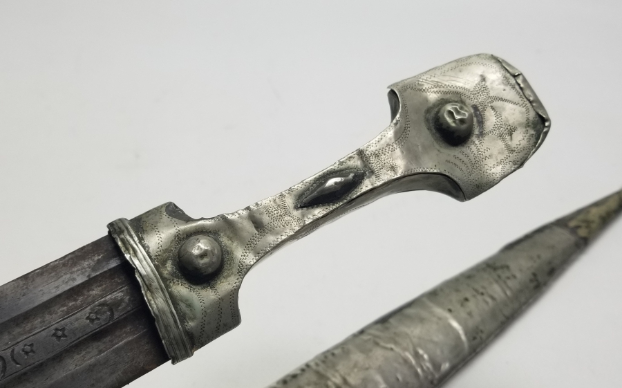 ORİJİNAL KININDA BURSA YAPIMI OSMANLI DÖNEMİ ÇERKES KAMASI