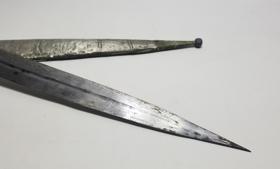 ORİJİNAL KININDA BURSA YAPIMI OSMANLI DÖNEMİ ÇERKES KAMASI