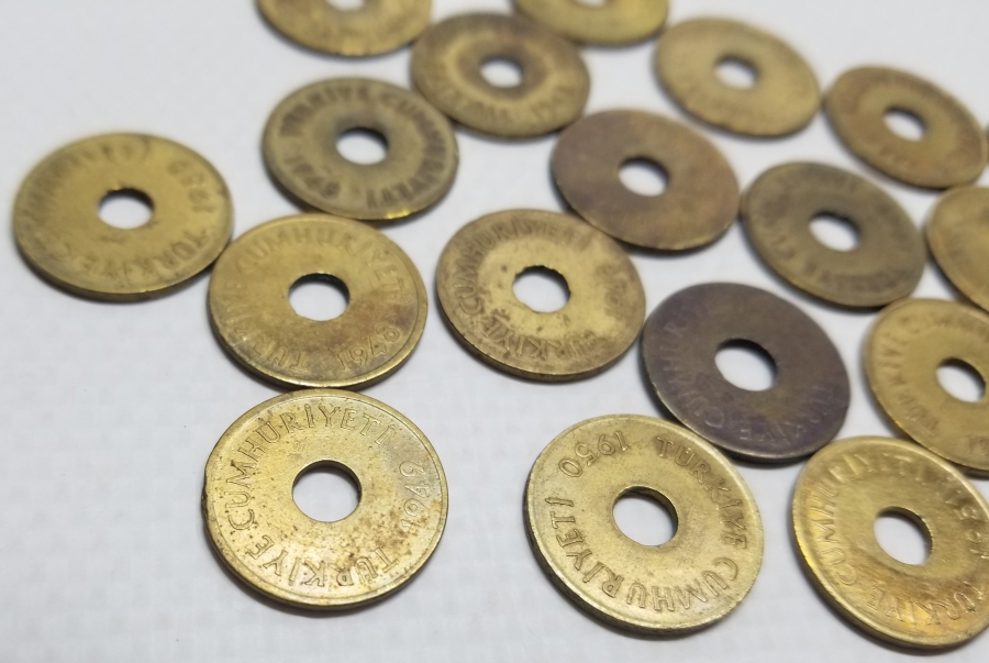 ANTİKA DELİKLİ 1 KURUŞ LOTU
