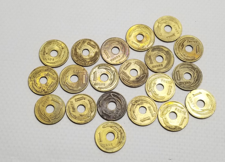 ANTİKA DELİKLİ 1 KURUŞ LOTU