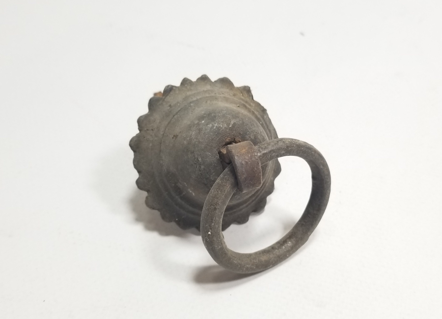 KABARTMA İŞÇİLİKLİ OSMANLI DÖNEMİ BRONZ KAPI TUTMACI