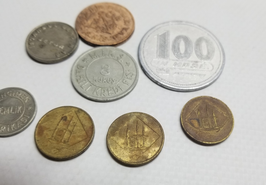 ANTİKA KARIŞIK JETON LOTU