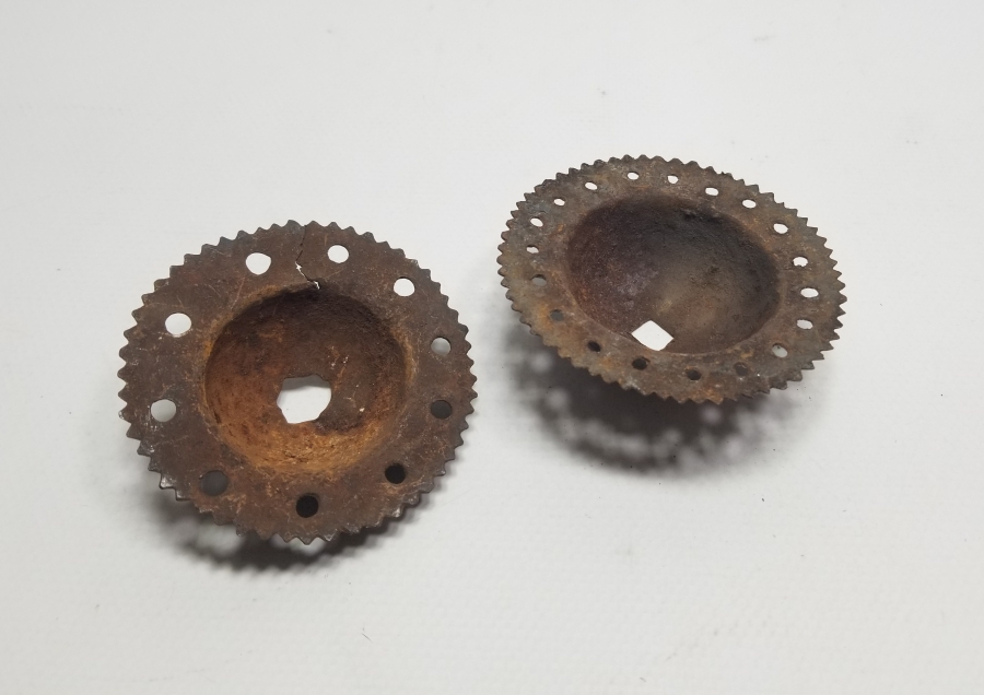 İKİ ADET OSMANLI DÖNEMİ KAPI AYNASI