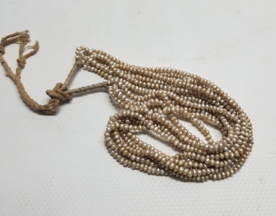 OSMANLI DÖNEMİ BÜYÜK BOY TAM TUR İNCİ GERDANLIK