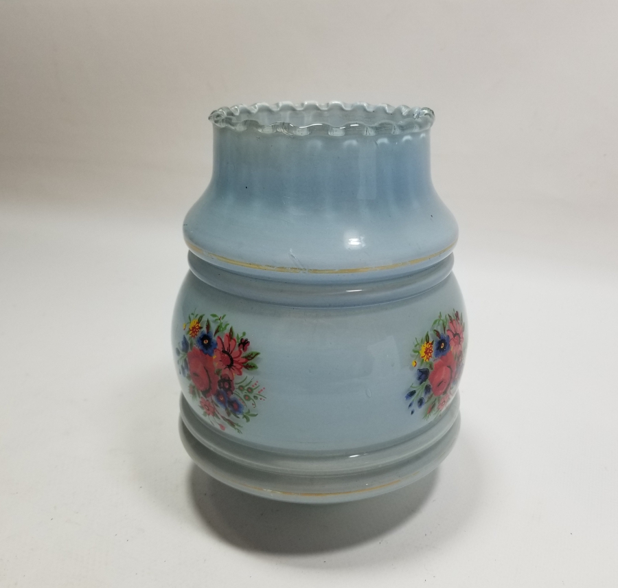 ANTİKA CAM LAMBA TACI