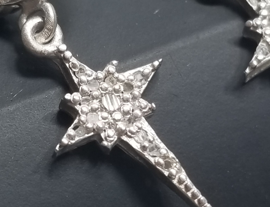 PIRLANTA TAŞLI ÖZEL YAPIM KÜPE