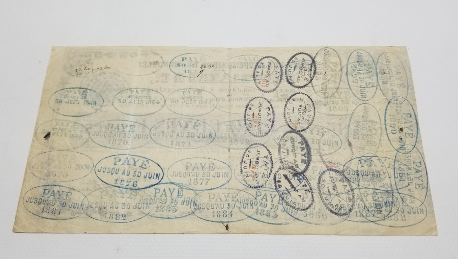 1856 TARİHLİ HİSSE SENEDİ