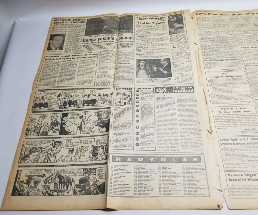 ADNAN MENDERES'İN İDAMI KONULU 25 OCAK 1961 TARİHLİ AKŞAM GAZETESİ