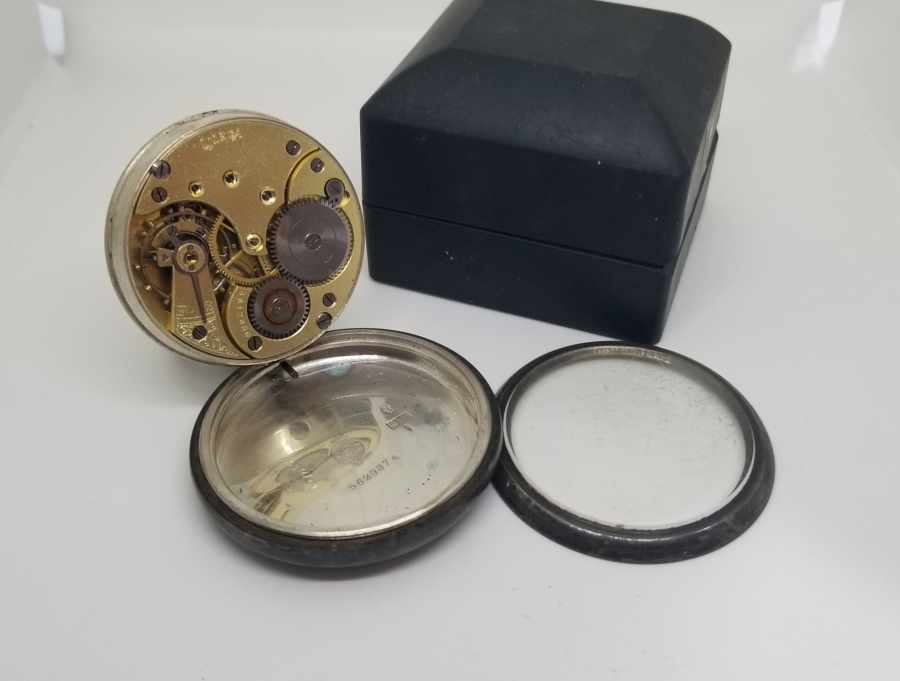 GÜMÜŞ KASA ANTİKA OMEGA CEP SAATİ