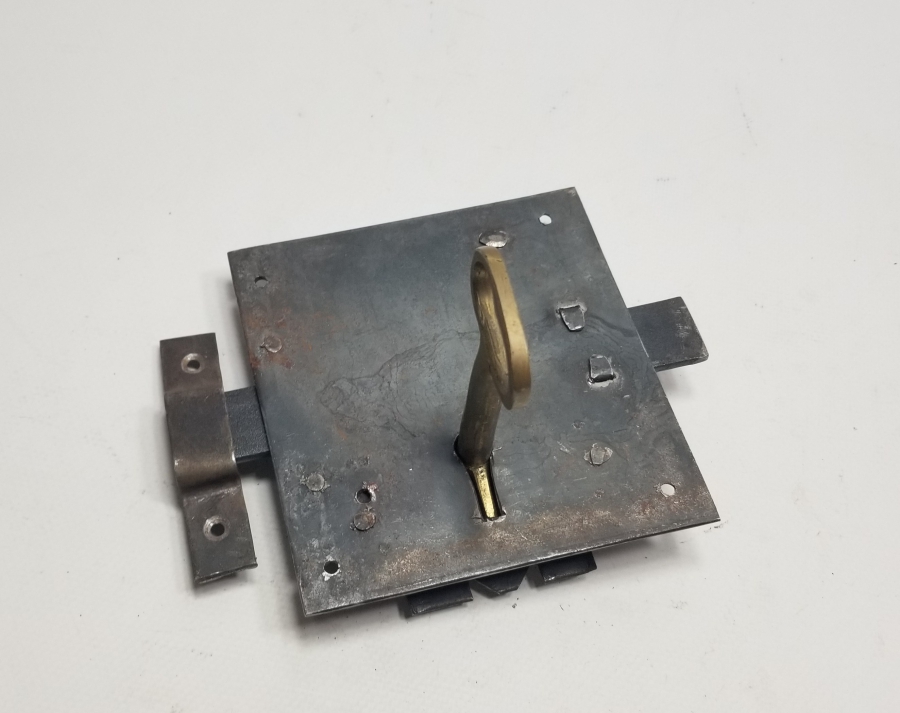 ORİJİNAL ANAHTARIYLA OSMANLI DÖNEMİ İŞLEMELİ KAPI KİLİDİ