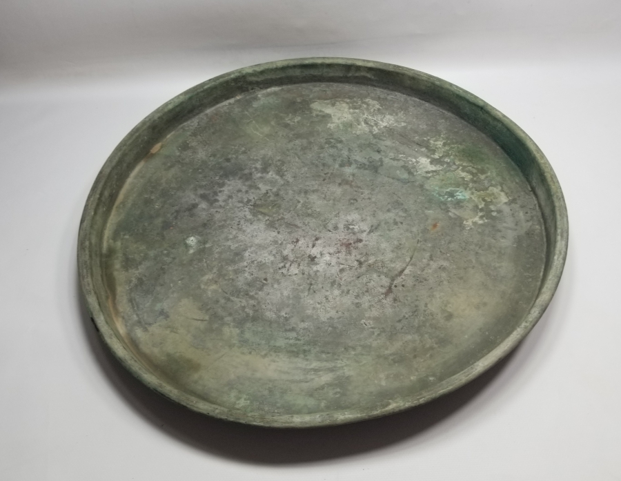 OSMANLI DÖNEMİ BAKIR EKMEK TEPSİSİ