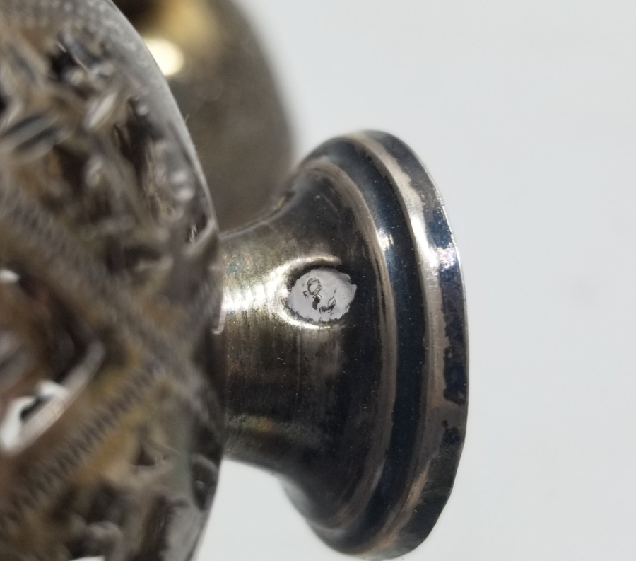 TESTERE VE KALEM İŞÇİLİKLİ OSMANLI DÖNEMİ ÇİFT GÜMÜŞ FİNCAN ZARFI