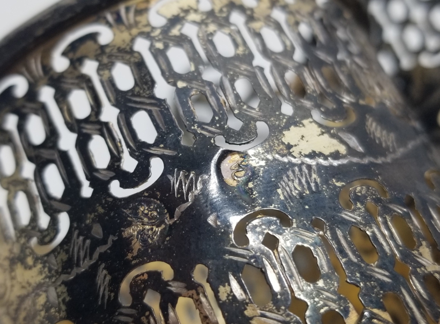 OSMANLI DÖNEMİ TUĞRALI GÜMÜŞ ÇİFT ŞERBETLİK