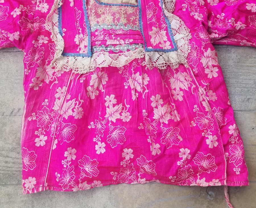 OSMANLI DÖNEMİ HEREKE DOKUMASI İPEK KIYAFET