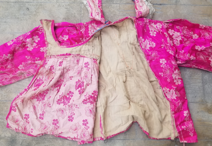 OSMANLI DÖNEMİ HEREKE DOKUMASI İPEK KIYAFET