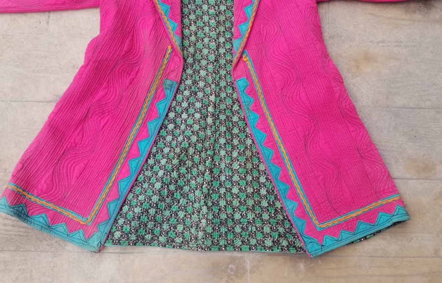 OSMANLI DÖNEMİ EL YAPIMI İPEK CEKET