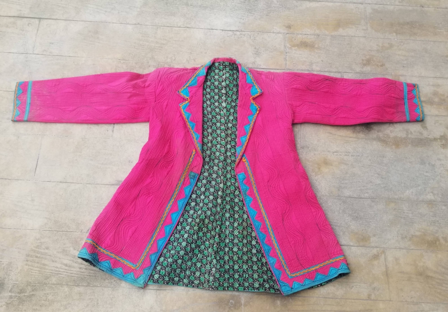 OSMANLI DÖNEMİ EL YAPIMI İPEK CEKET