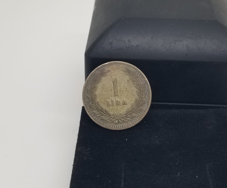 1948 YILI GÜMÜŞ TÜRKİYE CUMHURİYETİNİN SON GÜMÜŞ PARASI OLAN 1 LİRA