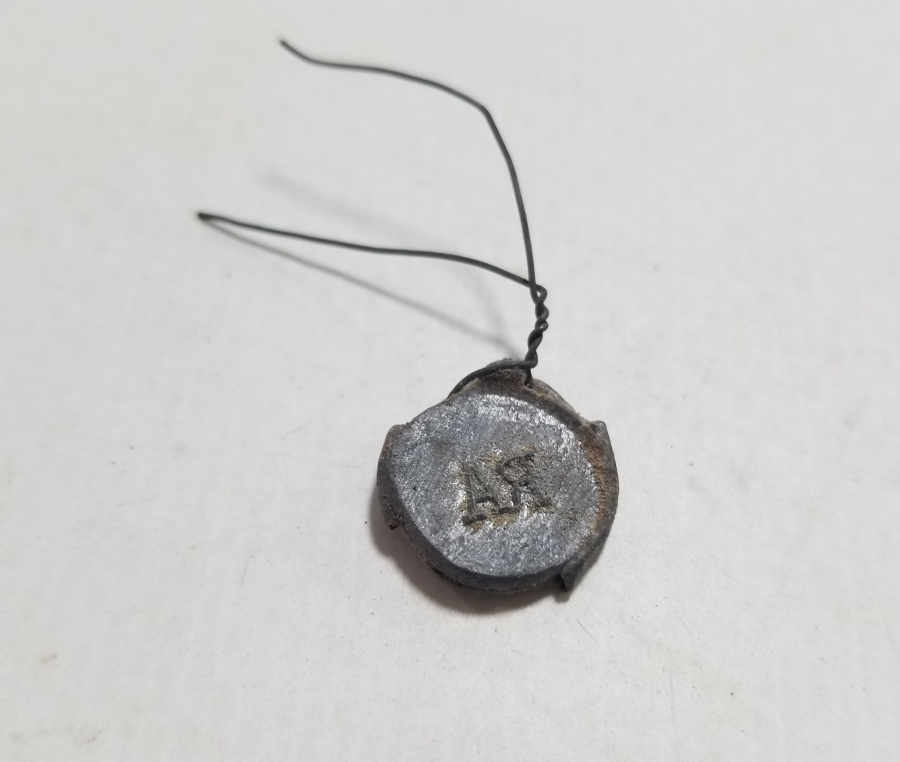 OSMANLI DÖNEMİ POSTA ÇUVALI KURŞUN MÜHRÜ