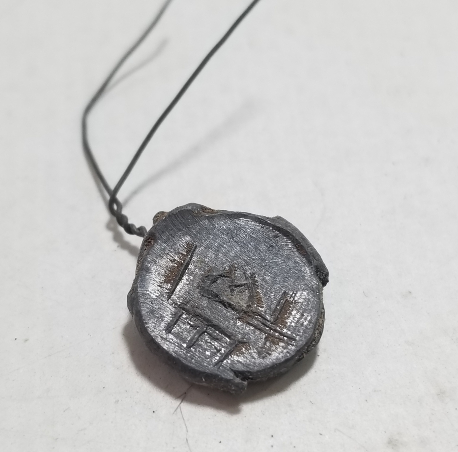 OSMANLI DÖNEMİ POSTA ÇUVALI KURŞUN MÜHRÜ