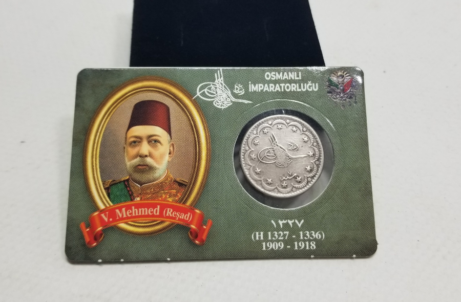SULTAN MEHMET REŞAD HAN DÖNEMİ GÜMÜŞ 5 KURUŞ MECİDİYE