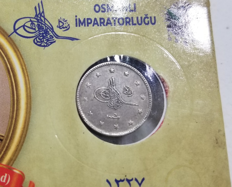 SULTAN MEHMET REŞAT HAN DÖNEMİ GÜMÜŞ 2 KURUŞ MECİDİYE