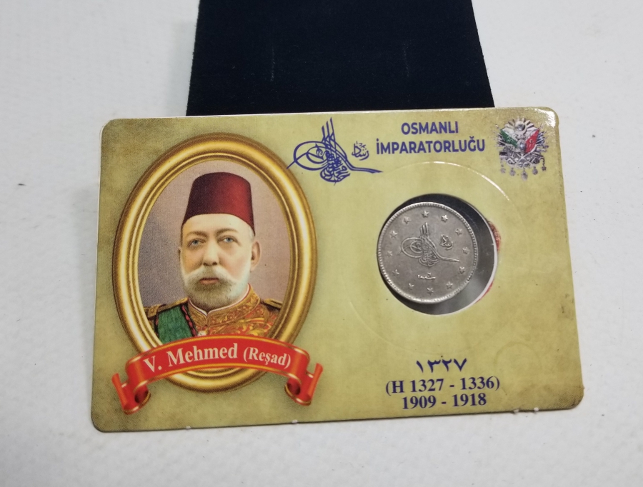 SULTAN MEHMET REŞAT HAN DÖNEMİ GÜMÜŞ 2 KURUŞ MECİDİYE