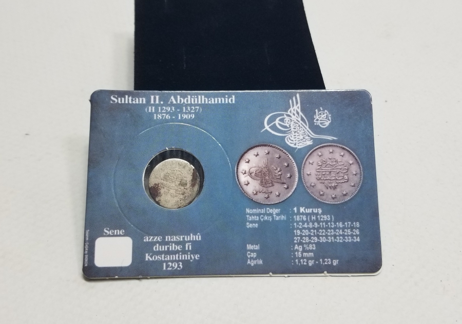 SULTAN ABDÜLHAMİD DÖNEMİ GÜMÜŞ 2 KURUŞ MECİDİYE