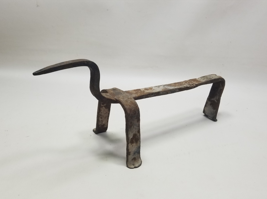 OSMANLI DÖNEMİ HAYVAN FORMUNDA YAPILMIŞ TEKKE İŞİ ODUN EŞEĞİ - ODUN TUTMACI