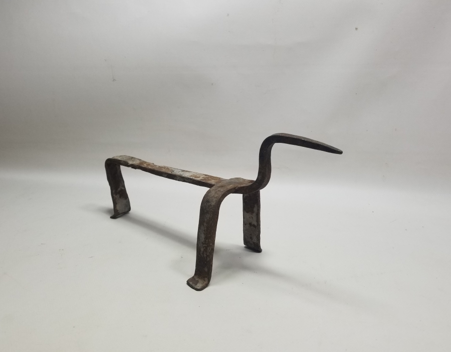 OSMANLI DÖNEMİ HAYVAN FORMUNDA YAPILMIŞ TEKKE İŞİ ODUN EŞEĞİ - ODUN TUTMACI