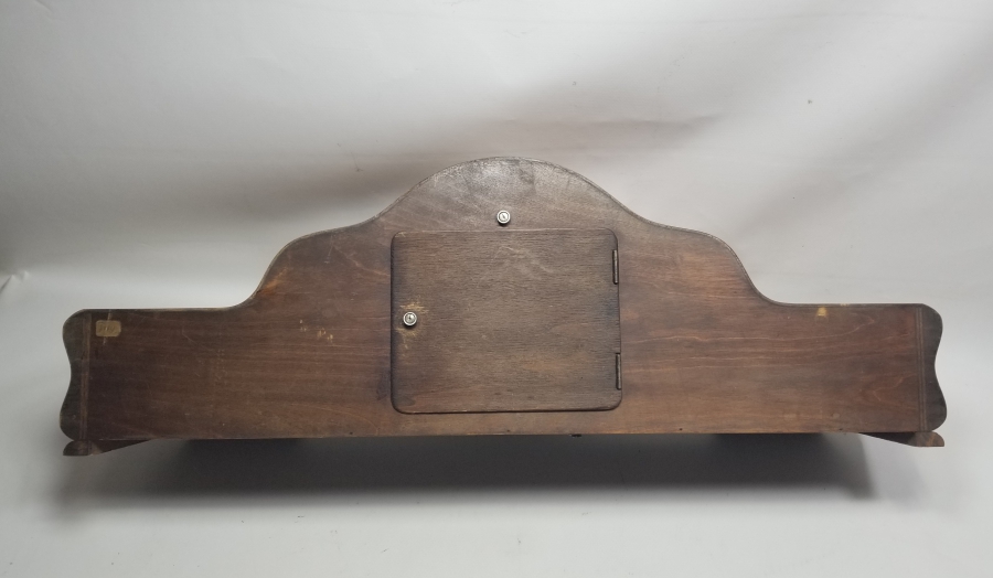 AHŞAP KASA OSMANLI DÖNEMİ KURMALI VE ZİLLİ ŞÖMİNE SAATİ