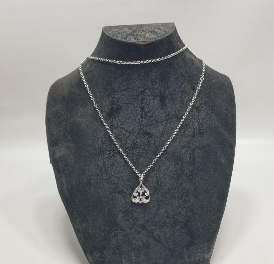 ÖZEL YAPIM PIRLANTA TAŞLI KOLYE