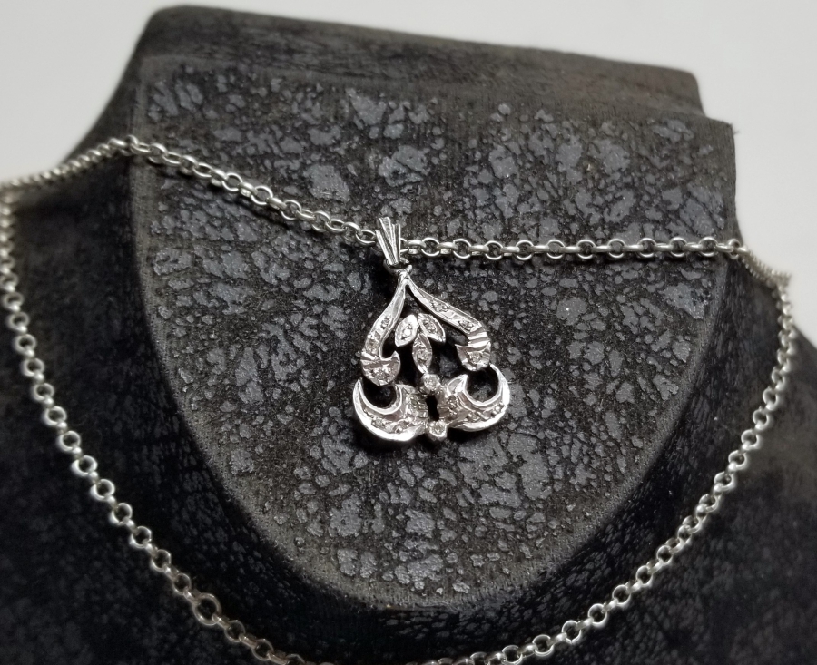 ÖZEL YAPIM PIRLANTA TAŞLI KOLYE