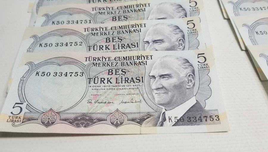 ANTİKA KAĞIT 5 LİRA LOTU