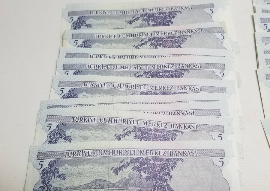 ANTİKA KAĞIT 5 LİRA LOTU