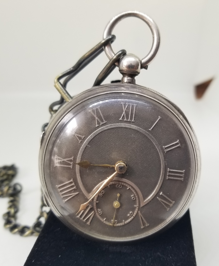 NADİR TİPTE GÜMÜŞ KASA YARIM PRİOR CEP SAATİ