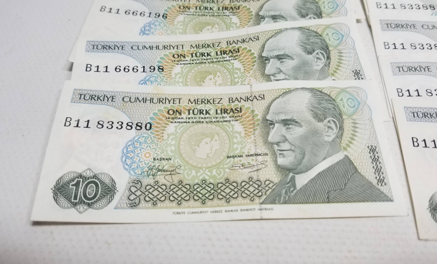 ANTİKA KAĞIT 10 LİRA LOTU