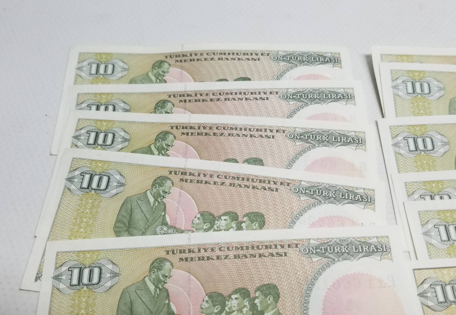 ANTİKA KAĞIT 10 LİRA LOTU