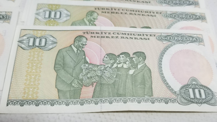 ANTİKA KAĞIT 10 LİRA LOTU