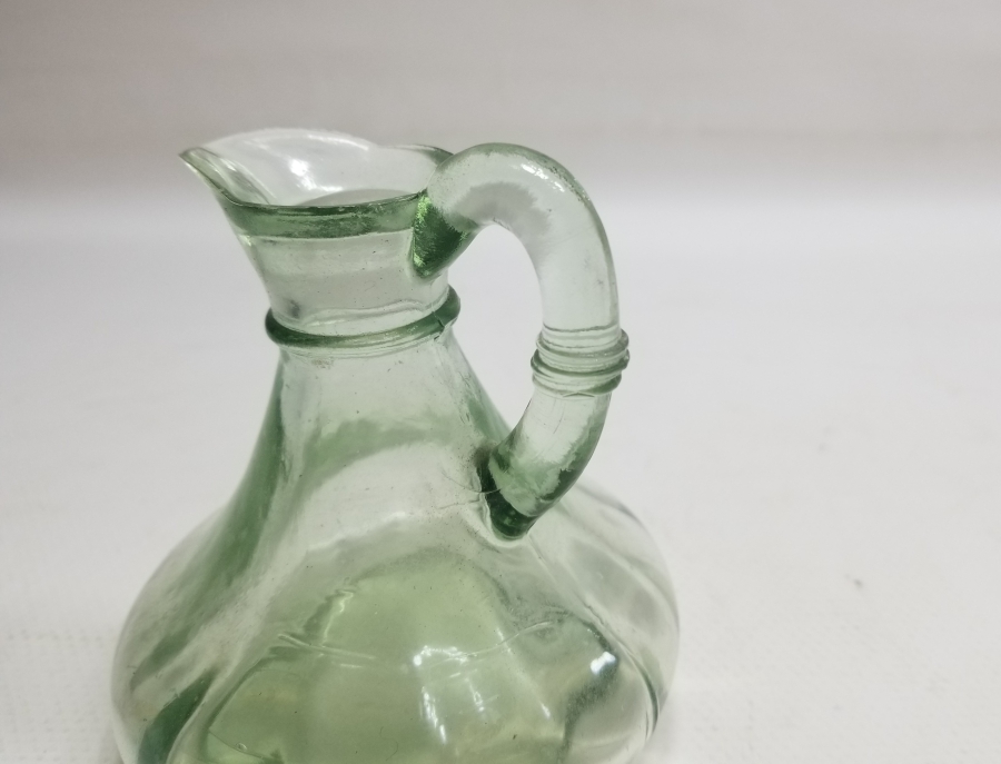 KABARTMA İŞÇİLİKLİ ANTİKA CAM SİRKELİK