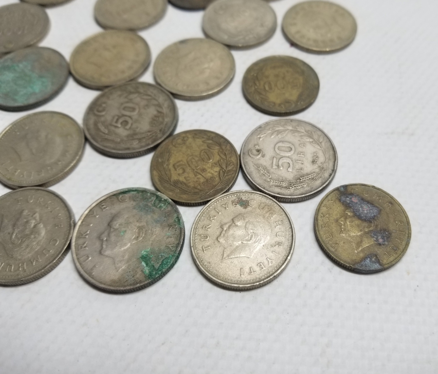 ANTİKA METAL PARA LOTU