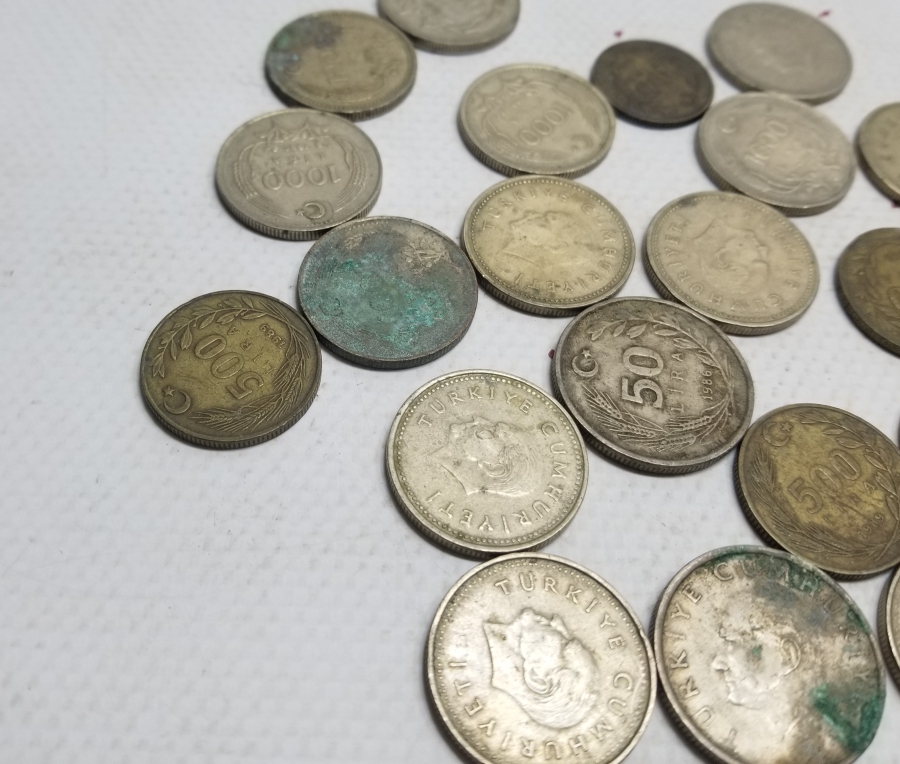 ANTİKA METAL PARA LOTU