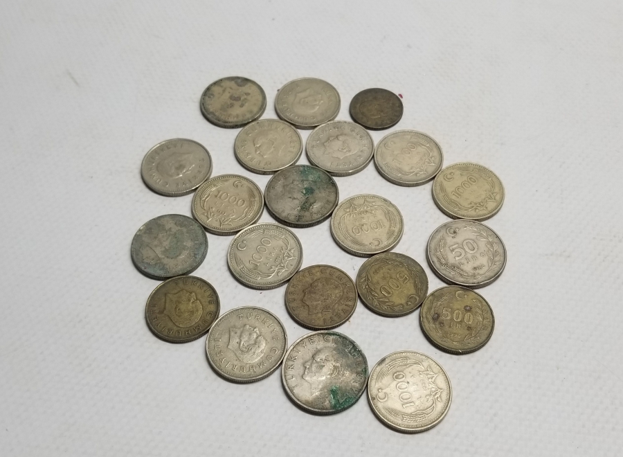 ANTİKA METAL PARA LOTU