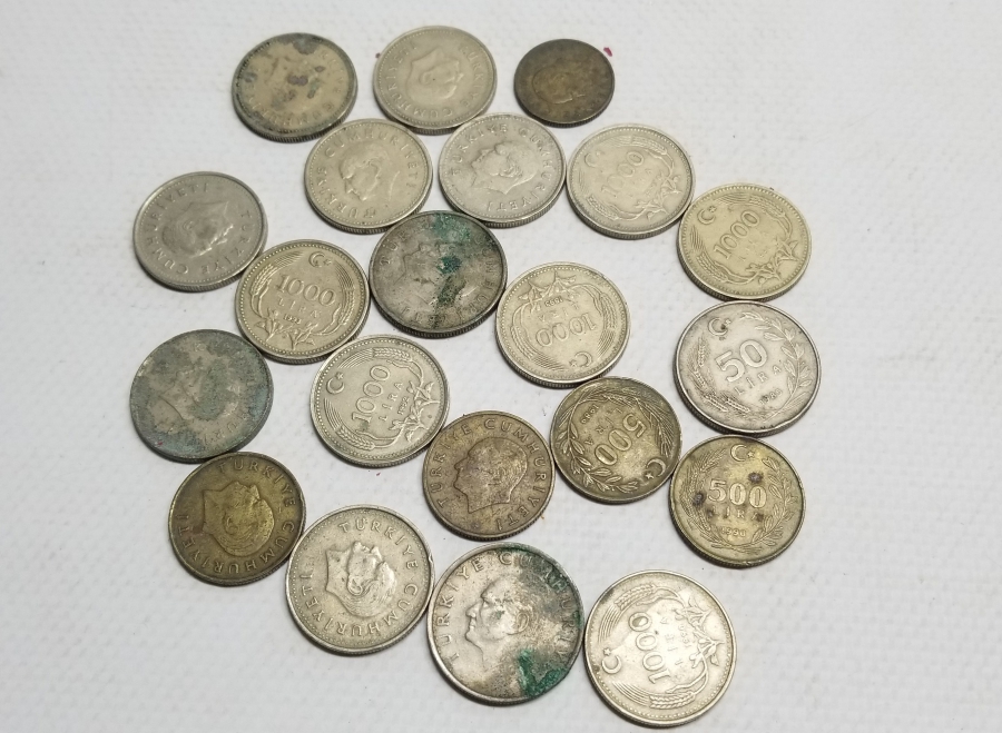 ANTİKA METAL PARA LOTU